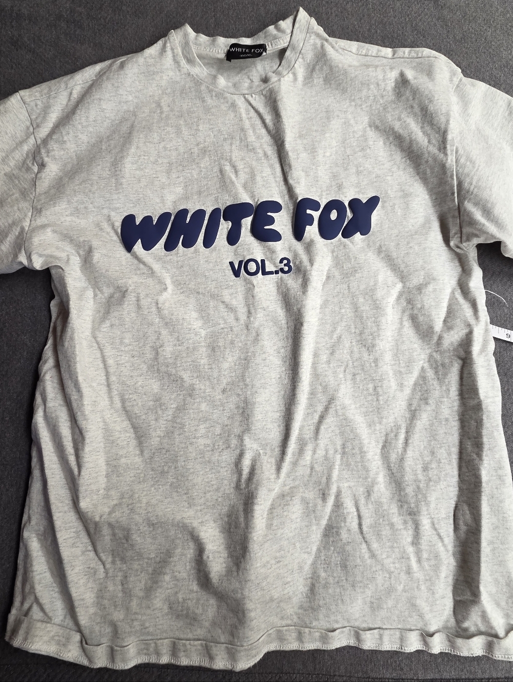 White Fox Offstage Oversized Tee, Size XXS/XS, Mineral Gray